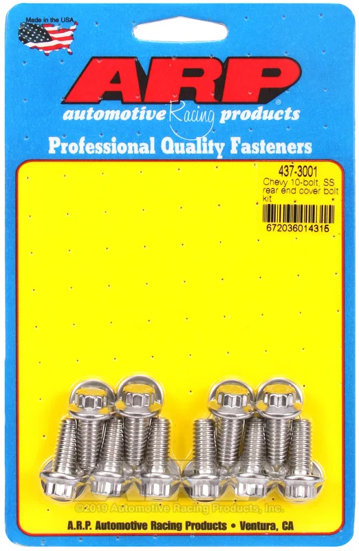 437-3001 – ARP Differential Cover Bolt, For Use With GM 0.750 Inch Under Head Length 5/16 Inch - 18 Thread Size With ...